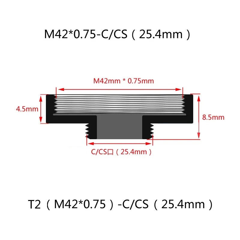 ‌ Переходное кольцо M42 на C-к – обзор и цена Lens Adapter Ring